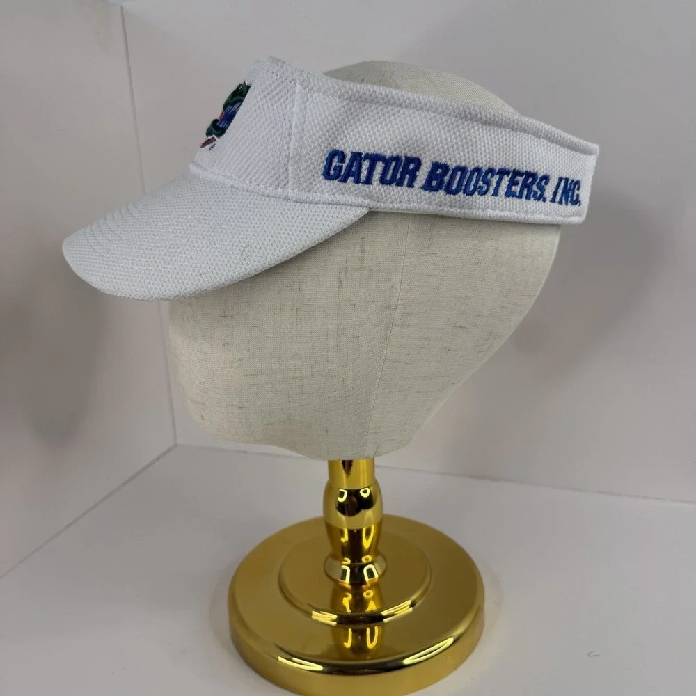 NCAA Florida Gators Football Visor Hat Mens One Size White Performance Sports
